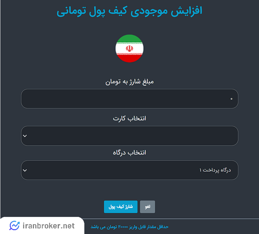 واریز در صرافی ویزاپی