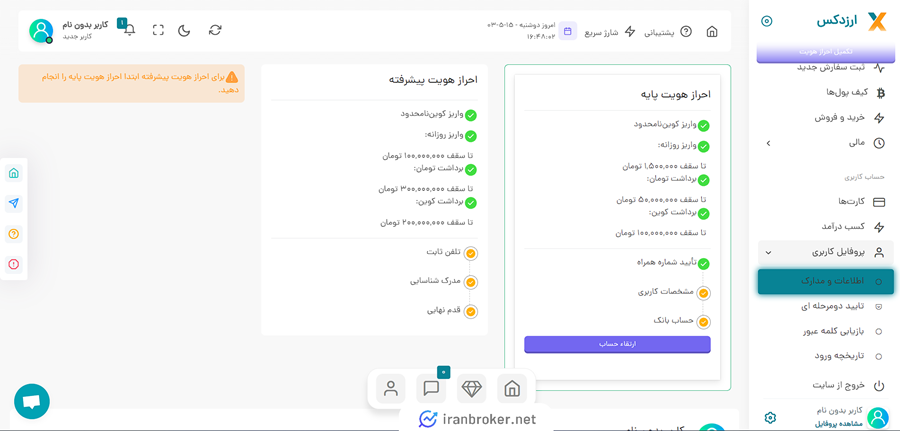 سطوح کاربری در ارزدکس