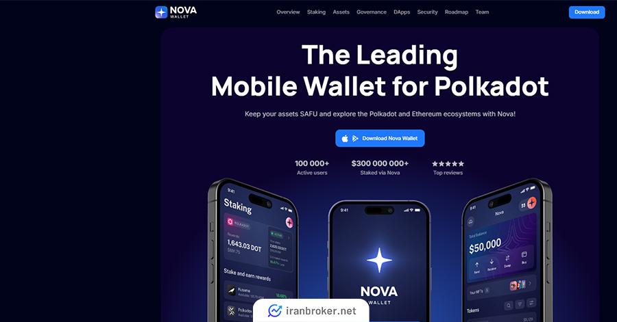 کیف پول نوا (Nova Wallet): جزو بهترین کیف پول های پولکادات از نوع موبایلی