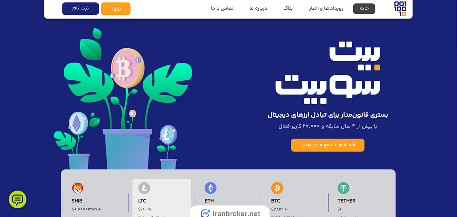 صفحه اصلی صرافی بیت سوبیت
