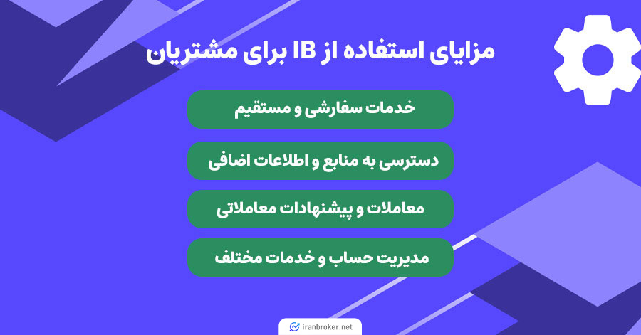 مزایای IB برای مشتریان
