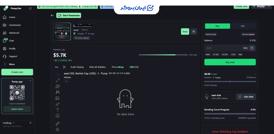 مراحل ایجاد توکن در پامپ دات فان