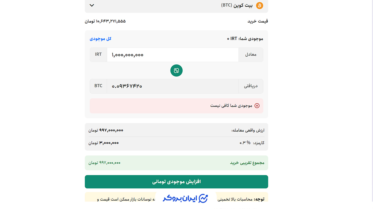 کارمزد صرافی ویزاپی