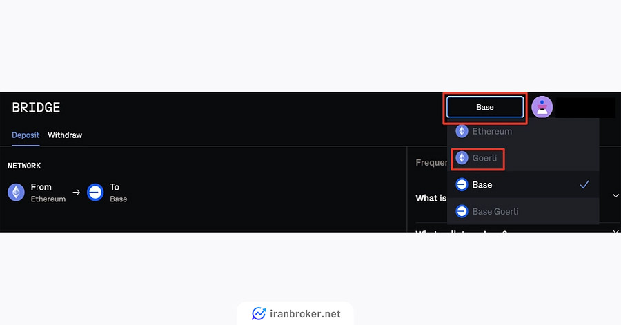 دریافت توکن Goerli ETH برای شرکت در ایردراپ Base
