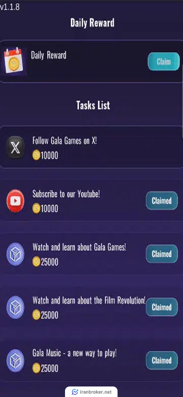 تسک های ایردراپ Treasure Tapper