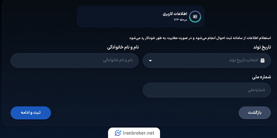 احراز هویت در صرافی سالاریکس