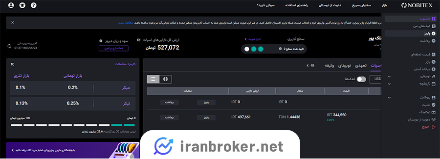 واریز نوبیتکس