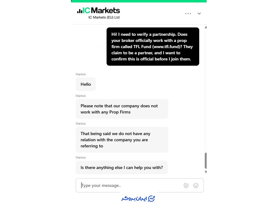 استعلام بروکر icmarkets برای همکاری با تریدر برای زندگی