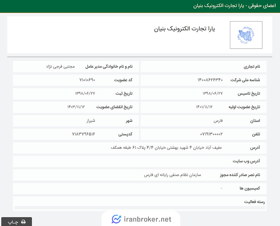 استعلام عضویت ملی چنج در سازمان نظام صنفی رایانه ای کشور