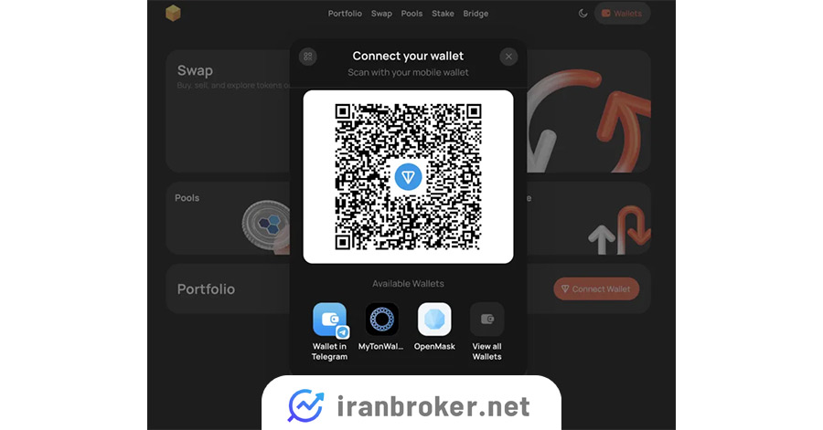 انتخاب کیف پول تون