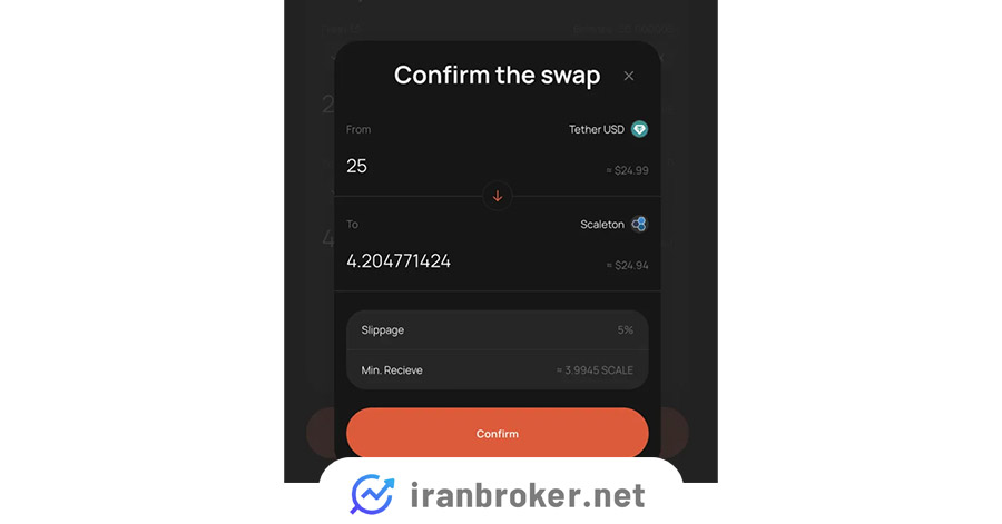 تایید سواپ