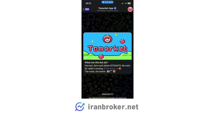 ربات تومارکت 