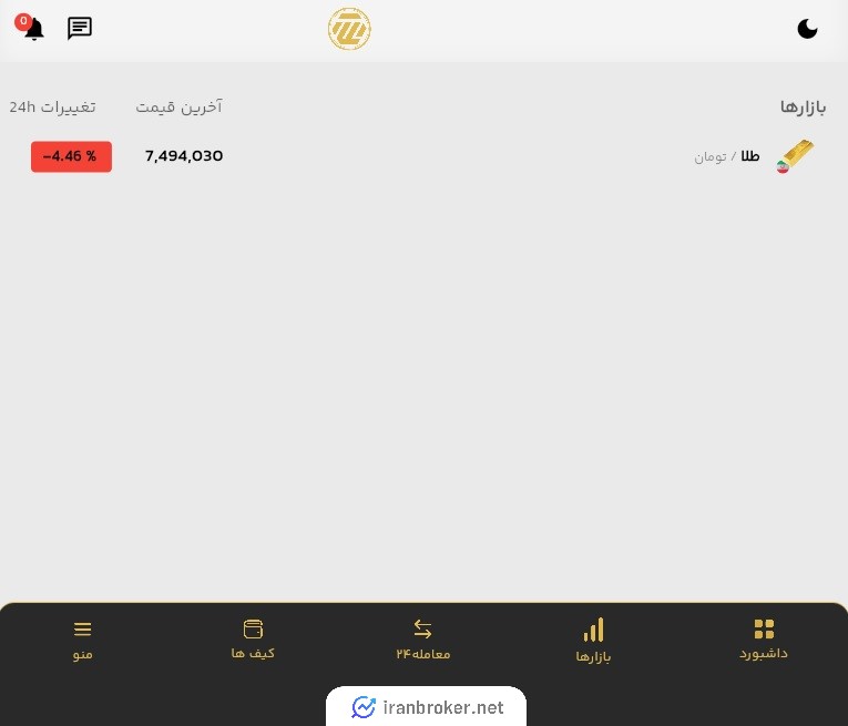 معامله 24 ساعته طلاپ