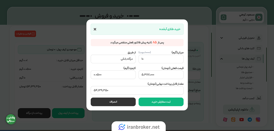 خرید طلای آب شده