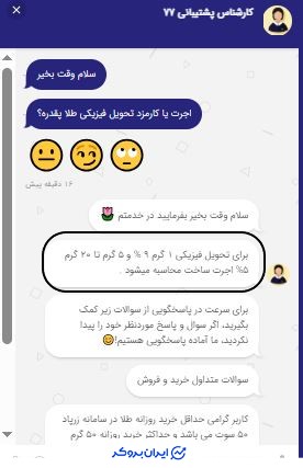 ارسال فیزیکی طلا توسط زرپاد