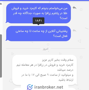 پشتیبانی پلتفرم زرافزا