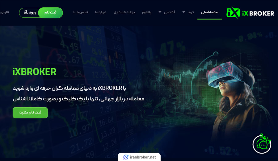 سایت بروکر آی ایکس بروکر