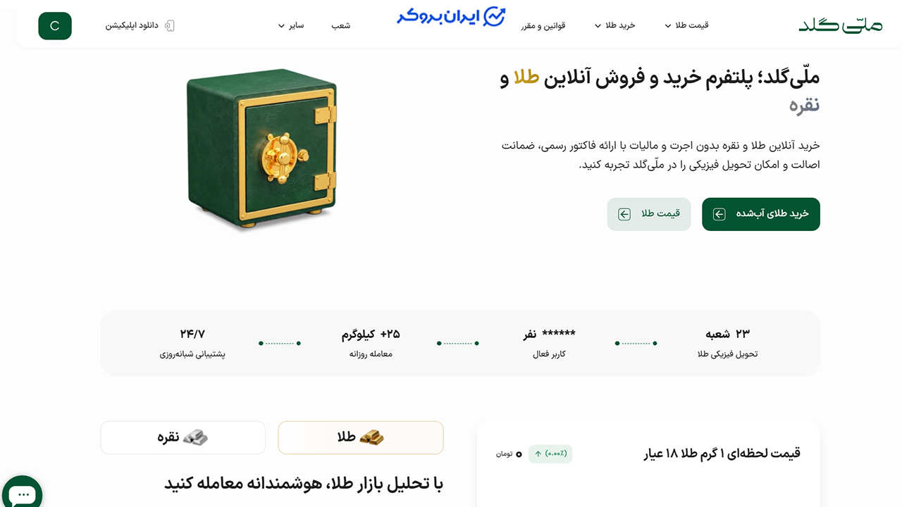 سایت ملی گلد