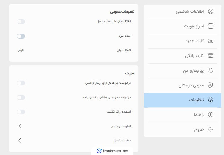 امنیت حساب کاربری صرافی ارزش ولت