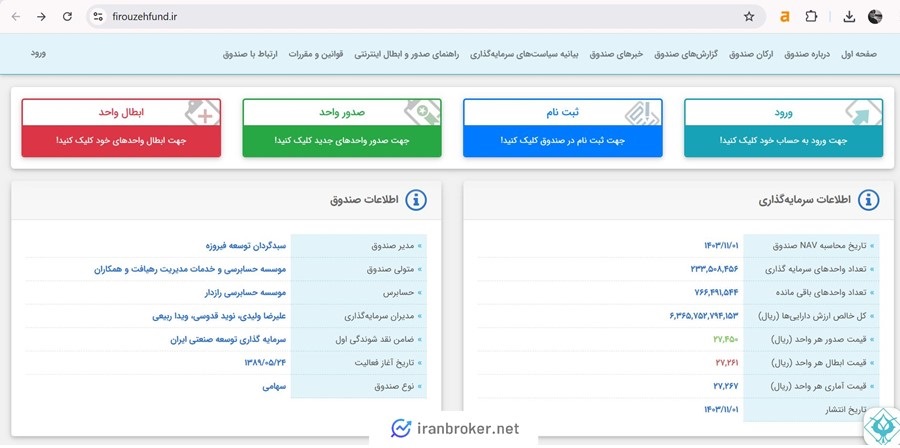 آموزش ثبت نام سایت صندوق فیروزه موفقیت