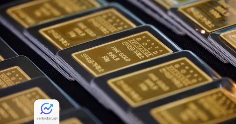 کاهش جزئی قیمت طلا در پی افزایش بازده اوراق آمریکا و تقویت دلار