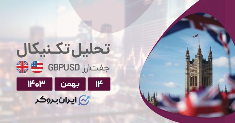 تحلیل تکنیکال چارت پوند به دلار ۱۴ بهمن ۱۴۰۳