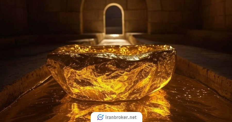 ترید طلای آب شده