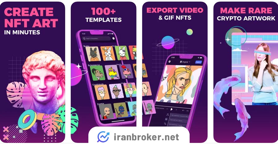 اپلیکیشن ان‌اف‌تی کریتر برای ساخت NFT رایگان با گوشی