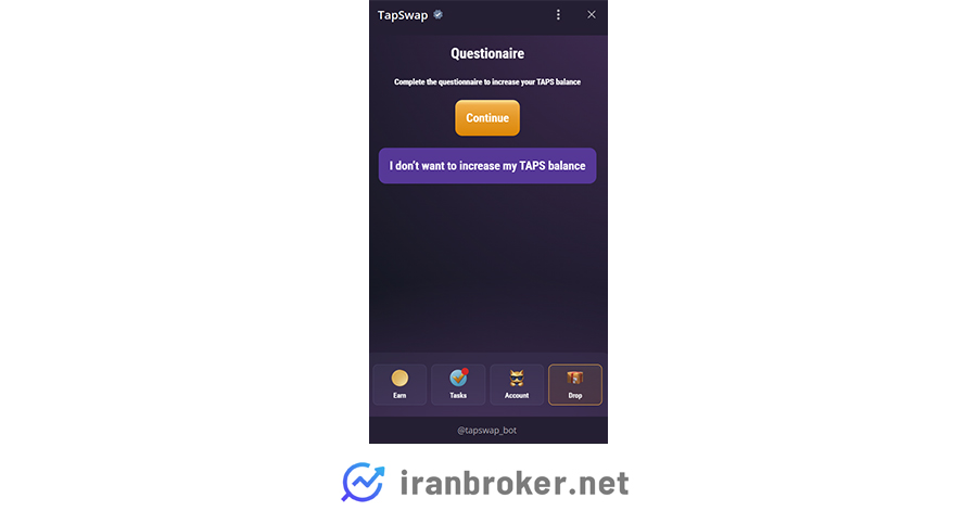 پرسشنامه برداشت تپ سواپ
