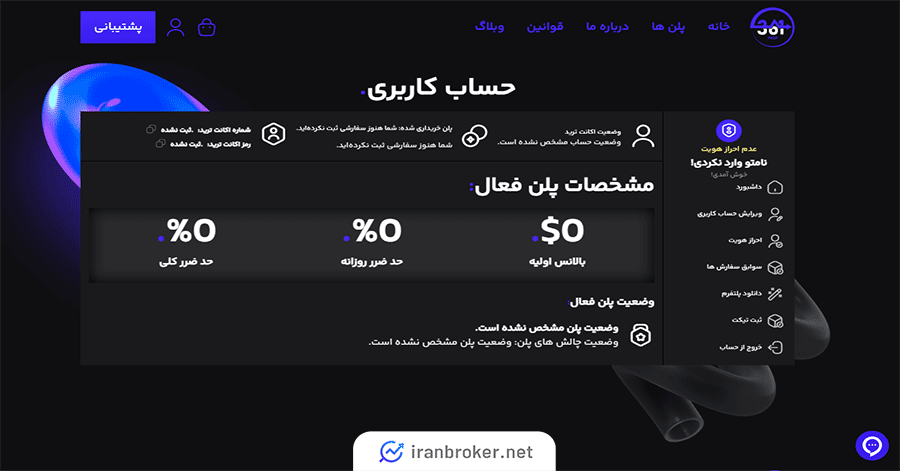 ثبت نام Prop361