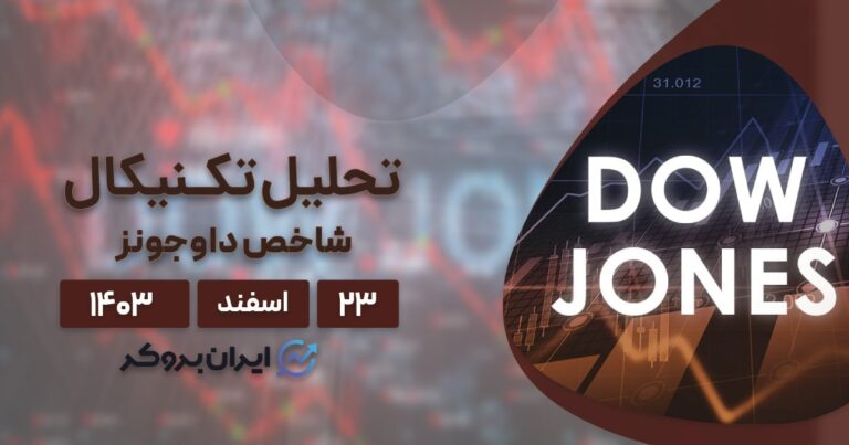 تحلیل تکنیکال چارت داوجونز ۲۳ اسفند ۱۴۰۳