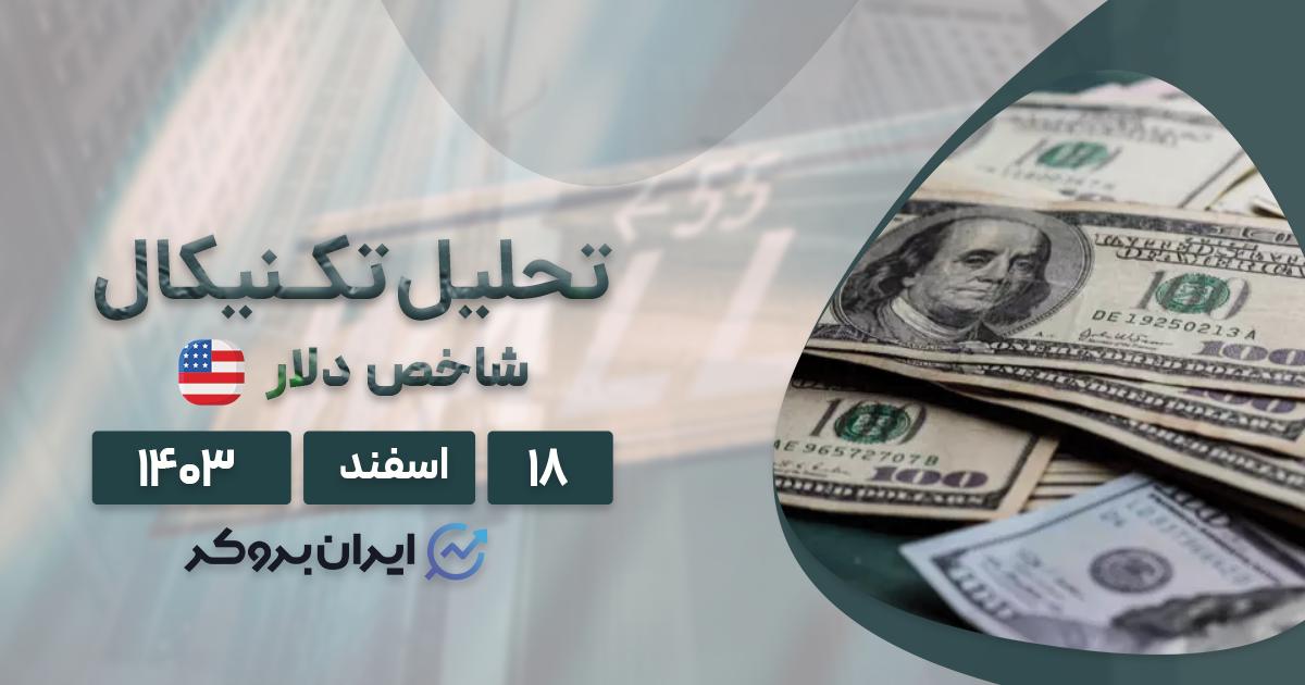 پیش بینی قیمت شاخص دلار ۱۸ اسفند ۱۴۰۳