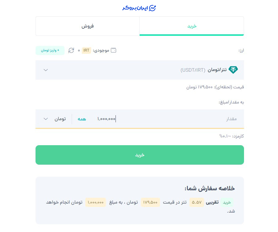 سفارش سریع در نیپوتو