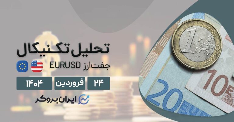 تحلیل تکنیکال چارت یورو دلار ۲۴ فروردین ۱۴۰۴