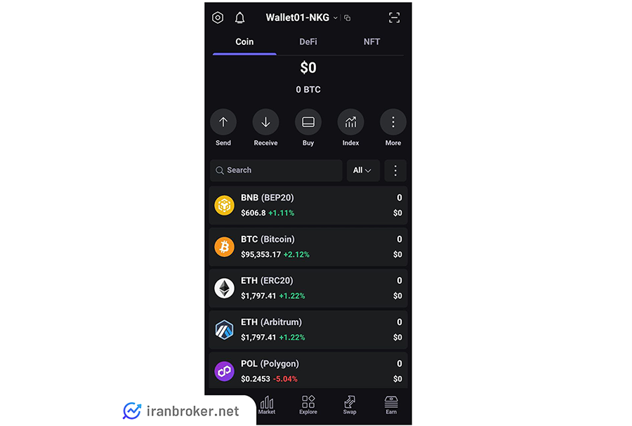 نحوه دریافت ارز دیجیتال در کیف پول سیف پال