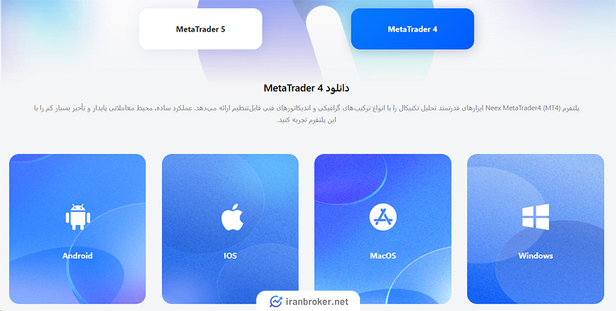 پلتفرم های معاملاتی بروکر نیکس