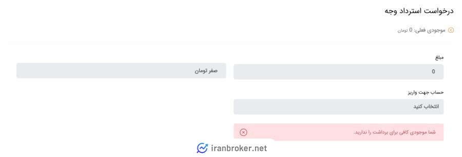 واریز و برداشت ریالی صرافی پارس بیت