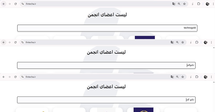 عضویت انجمن فین تک تکنوگلد