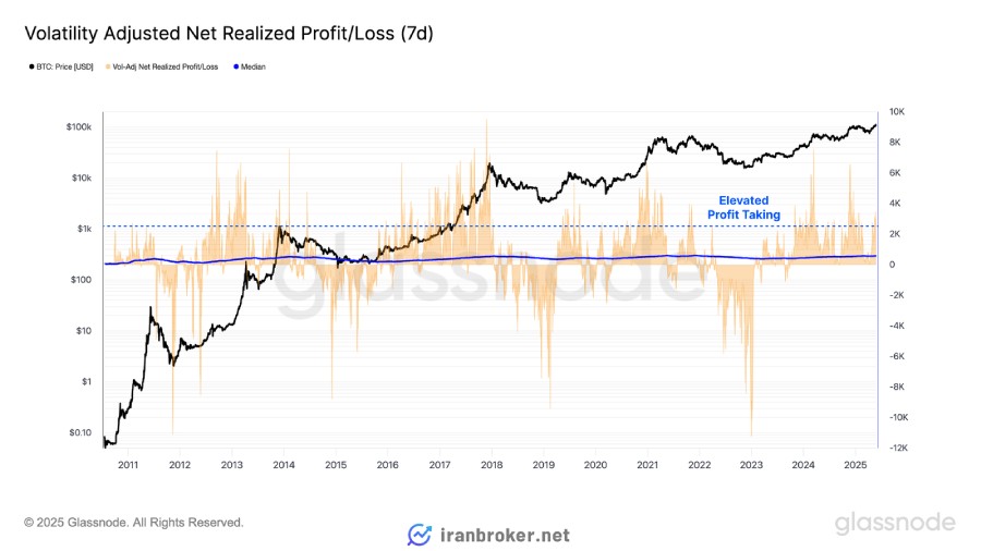 شاخص Volatility-Adjusted Net Realized Profit/Loss