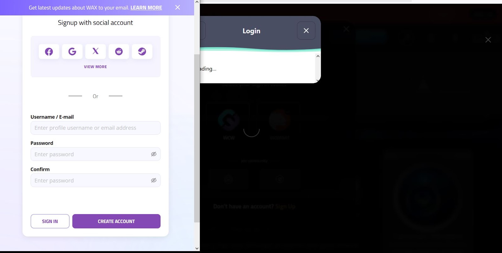 کیف پول وکس بازی الین ورلدز