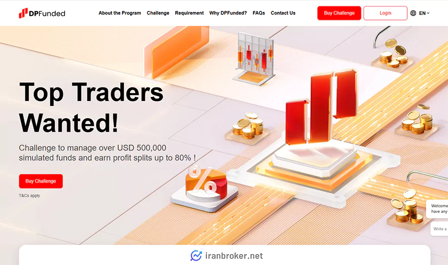 صفحه اصلی پراپ دی پی فاندد