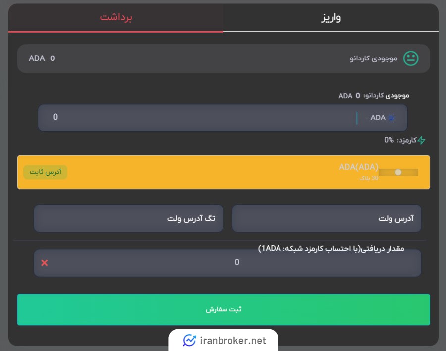برداشت رمزارز در بیت ارز