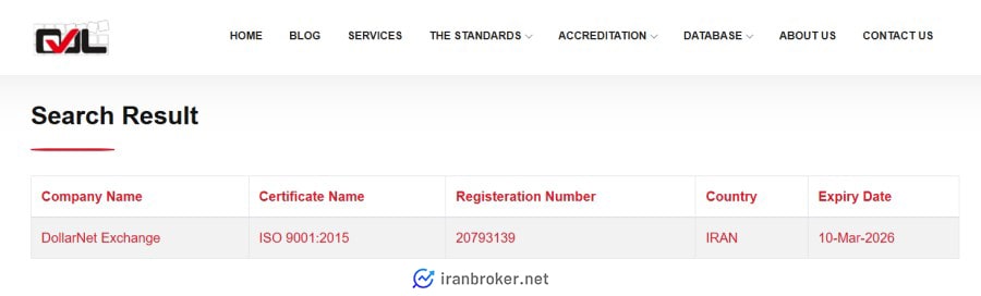 استاندارد ایزو 9001 دلارنت