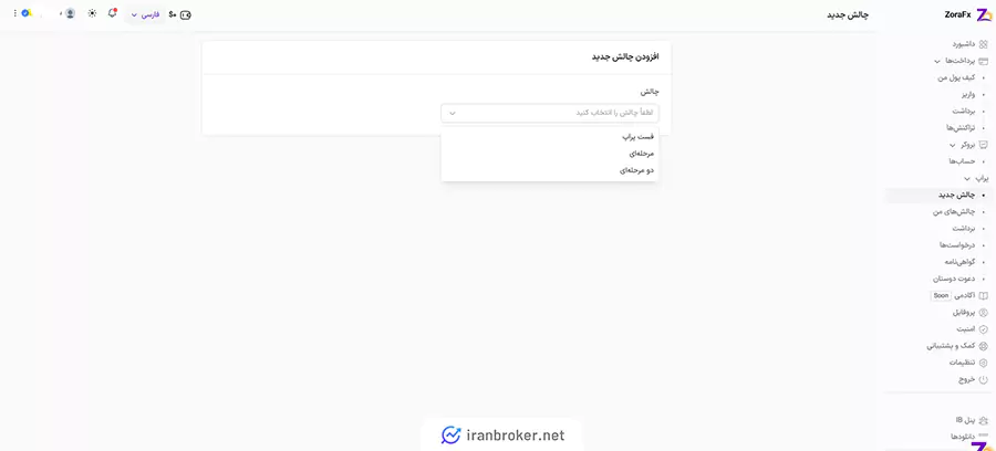zorafx dashboard