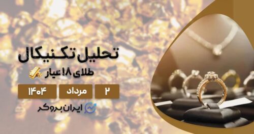 تحلیل قیمت طلا ۱۸ عیار ایران ۲ مرداد| طلا در آستانه تصمیم گیری
