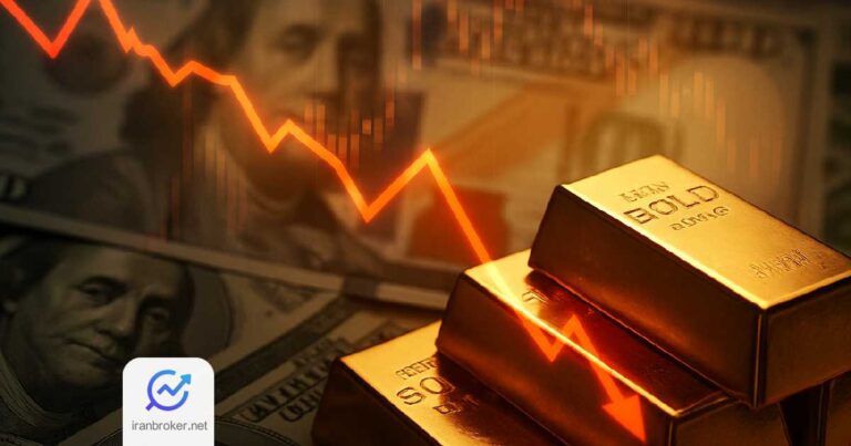 افت قیمت طلا همزمان با کاهش نگرانی‌ ها درباره تعرفه‌ های آمریکا