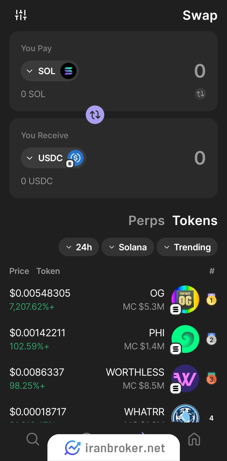 سواپ در کیف پول فانتوم چیست