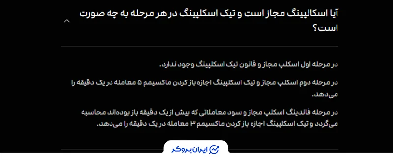 قوانین ضد اسکالپینگ ویفاکس فاند