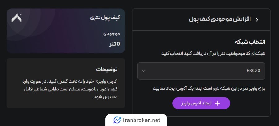 آموزش واریز و برداشت رمزارزی پلتفرم الگوراک
