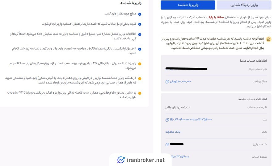 واریز ریالی در ایران اکسچنج